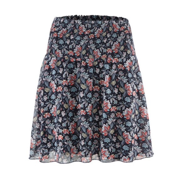 cabi Flirt Skirt, #5184, EUC, M, Navy with Floral print, Mini skirt - Picture 1 of 9